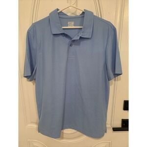 32 Degrees Cool  Men's Short Sleeve Performance Golf Polo Large Blue‎